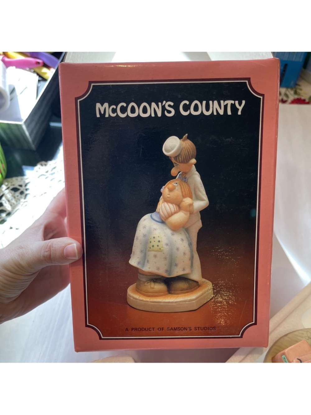 1986 "McCoon's County" collectible designed by Samuel Butcher Good Buy Mary Lou